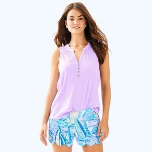 Lilly Pulitzer Dahlia Shorts - Aboat Time sz S